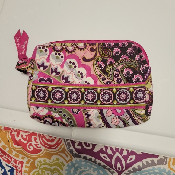 Vera Bradley 3pc set small backpack,  wallet and cosmetic bag - Picture 7 of 13